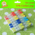 TPR Clothes Pegs Plastic Softgrip Peg plastic cribbage pegs